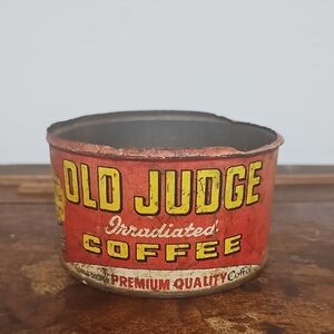 Red Coffee Tin